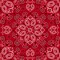 Bandana Handkerchief Red Anti-Pill Premium Fleece Fabric | By The Yard